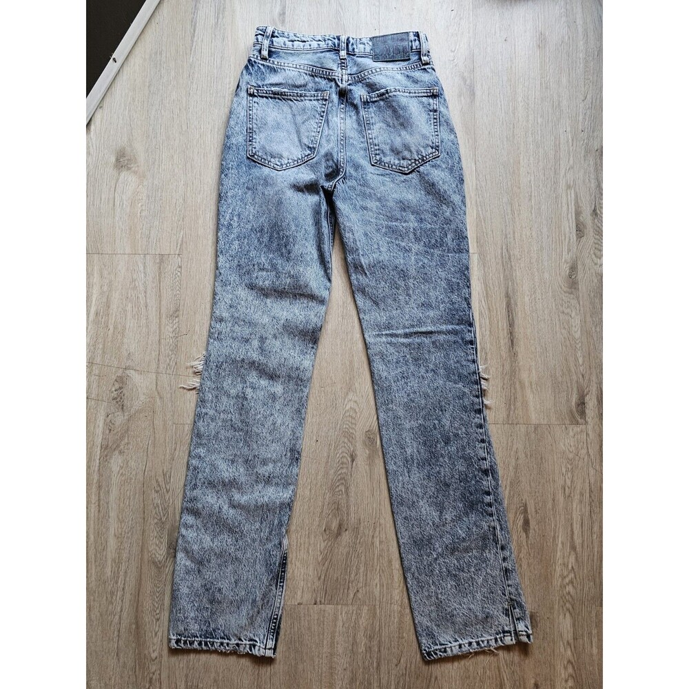 We The Free/FP High Rise Skinny Distressed Jeans Size 25 - Picture 6 of 6